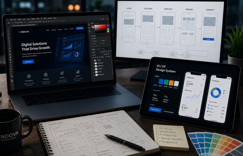 UI UX Design and Wireframing Services